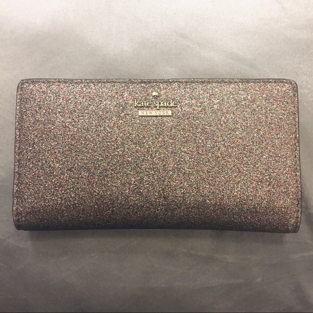 Kate Spade Rose Gold Glitter Wallet 💖
